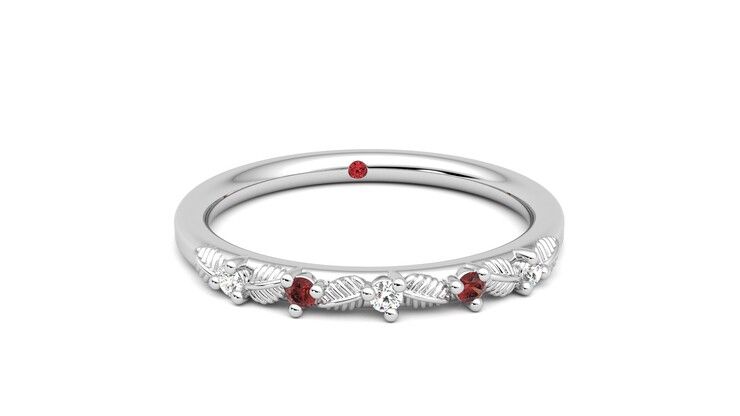 Taylor & Hart Raleyah Wedding Ring 360 degree image 2