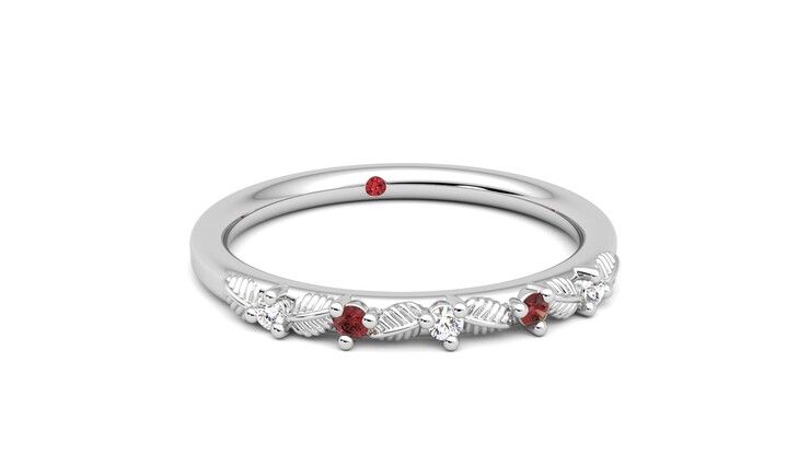 Taylor & Hart Raleyah Wedding Ring 360 degree image 3