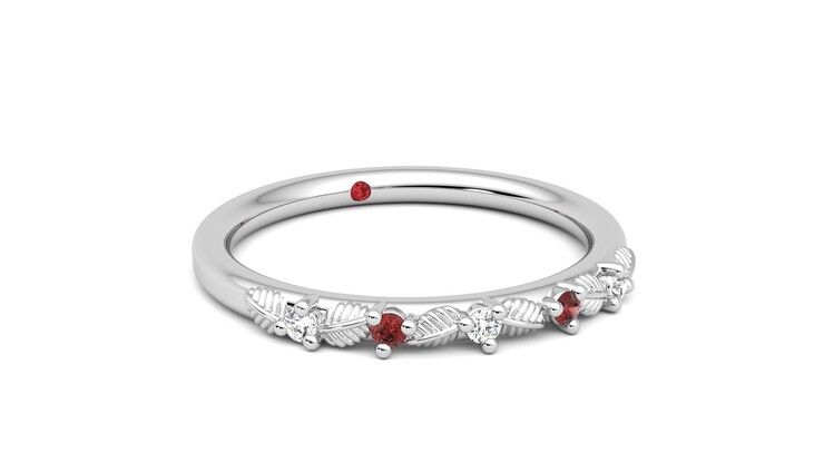 Taylor & Hart Raleyah Wedding Ring 360 degree image 4