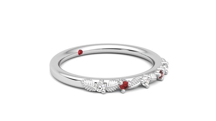 Taylor & Hart Raleyah Wedding Ring 360 degree image 6