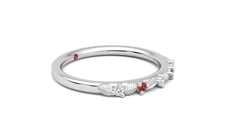 Taylor & Hart Raleyah Wedding Ring 360 degree image 7