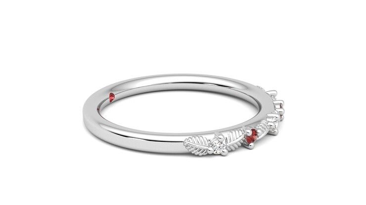 Taylor & Hart Raleyah Wedding Ring 360 degree image 8