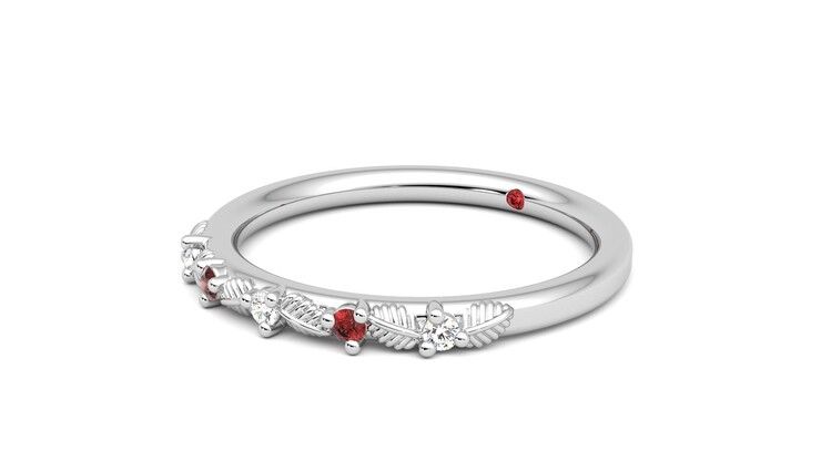 Taylor & Hart Raleyah Wedding Ring 360 degree image 24