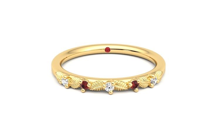 Taylor & Hart Raleyah Wedding Ring 360 degree image 1