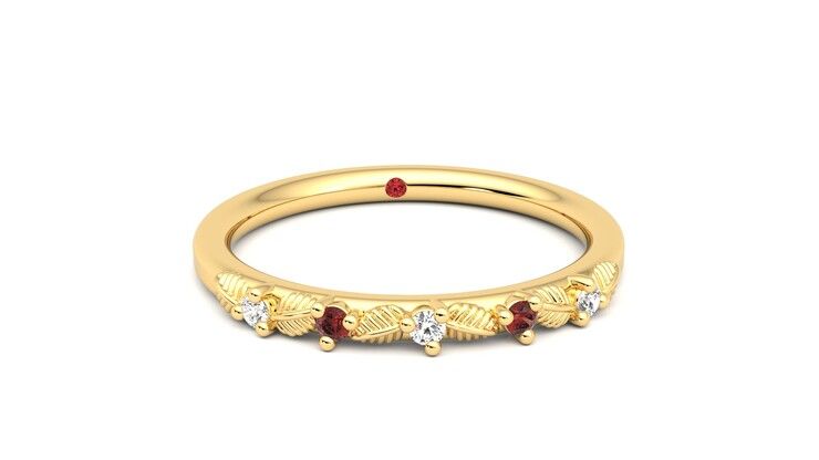 Taylor & Hart Raleyah Wedding Ring 360 degree image 2