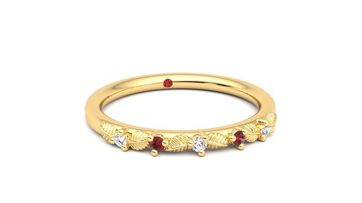 Taylor & Hart Raleyah Wedding Ring 360 degree image 3
