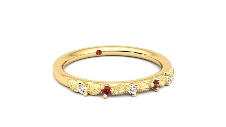 Taylor & Hart Raleyah Wedding Ring 360 degree image 4