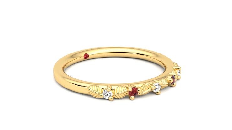 Taylor & Hart Raleyah Wedding Ring 360 degree image 6
