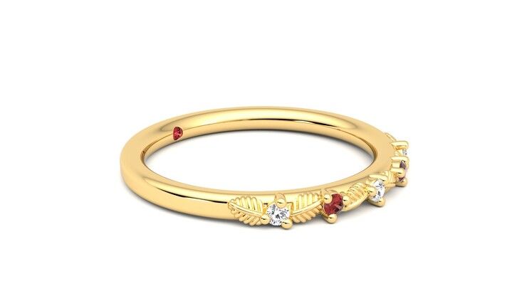 Taylor & Hart Raleyah Wedding Ring 360 degree image 7