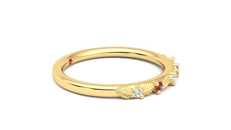 Taylor & Hart Raleyah Wedding Ring 360 degree image 8