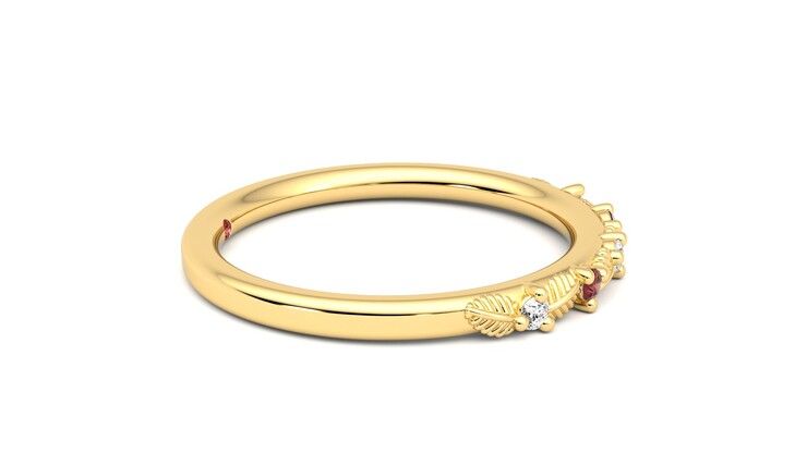 Taylor & Hart Raleyah Wedding Ring 360 degree image 9