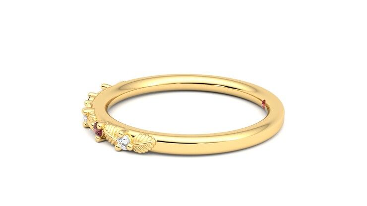 Taylor & Hart Raleyah Wedding Ring 360 degree image 21