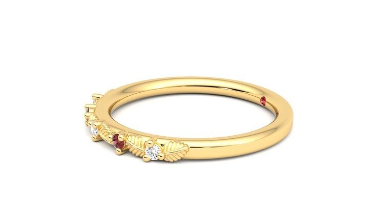 Taylor & Hart Raleyah Wedding Ring 360 degree image 22