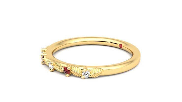Taylor & Hart Raleyah Wedding Ring 360 degree image 23