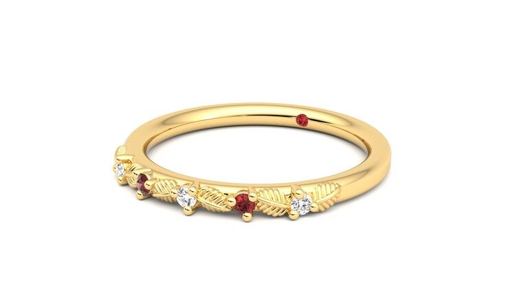 Taylor & Hart Raleyah Wedding Ring 360 degree image 25