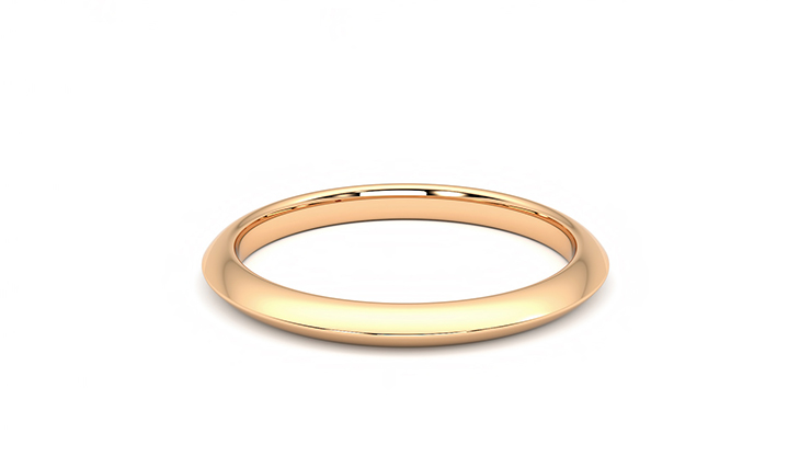 Get the Perfect Men's 9k Rose Gold Wedding Rings | GLAMIRA.in