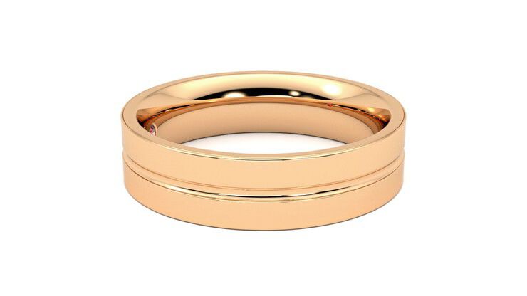 Taylor & Hart Ridge Wedding Ring 360 degree image 9