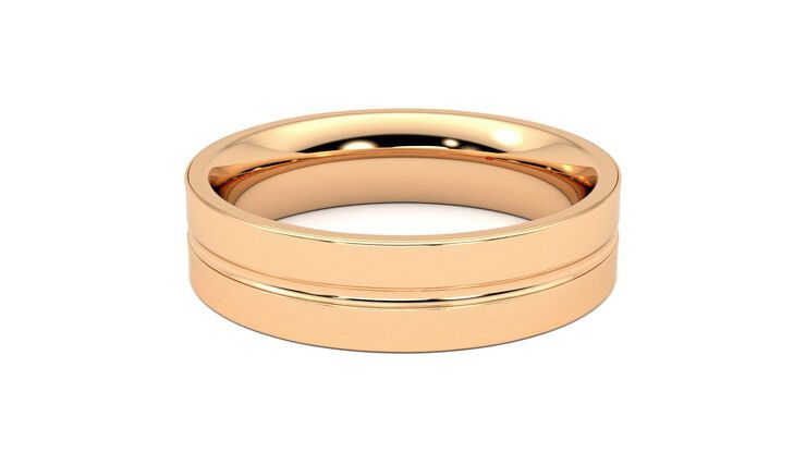Taylor & Hart Ridge Wedding Ring 360 degree image 10