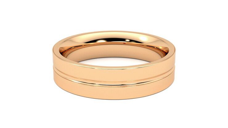 Taylor & Hart Ridge Wedding Ring 360 degree image 13