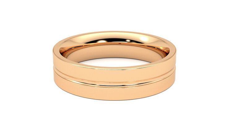 Taylor & Hart Ridge Wedding Ring 360 degree image 14
