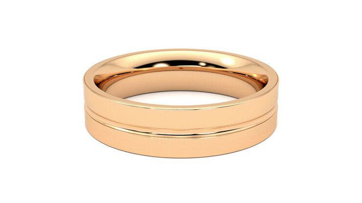Taylor & Hart Ridge Wedding Ring 360 degree image 15