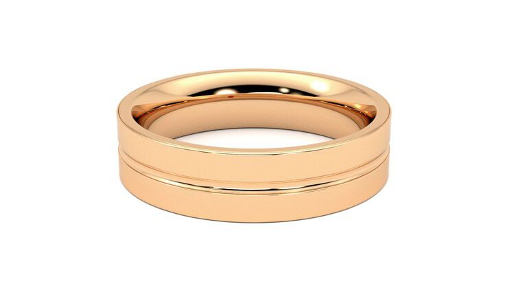 Taylor & Hart Ridge Wedding Ring 360 degree image 17
