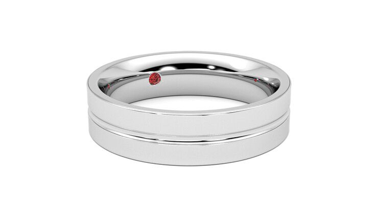 Taylor & Hart Ridge Wedding Ring 360 degree image 5