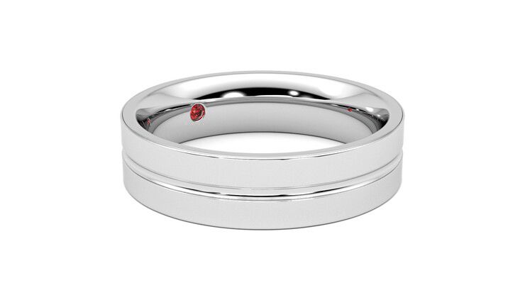 Taylor & Hart Ridge Wedding Ring 360 degree image 6