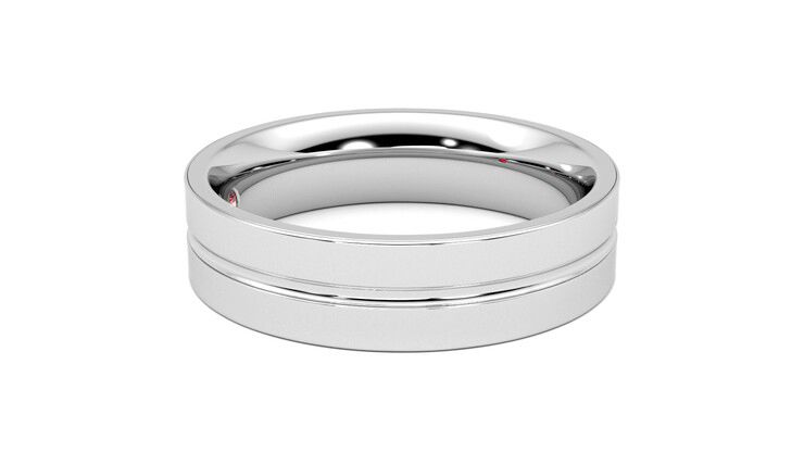 Taylor & Hart Ridge Wedding Ring 360 degree image 9