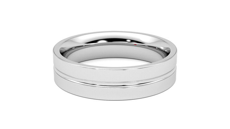 Taylor & Hart Ridge Wedding Ring 360 degree image 11