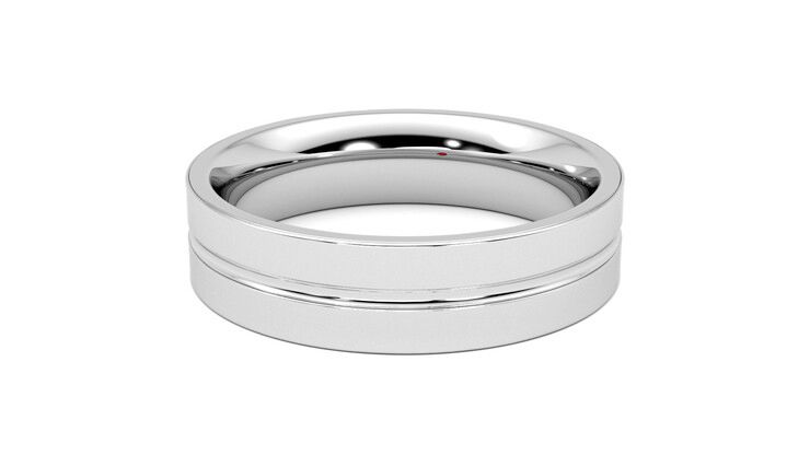 Taylor & Hart Ridge Wedding Ring 360 degree image 13