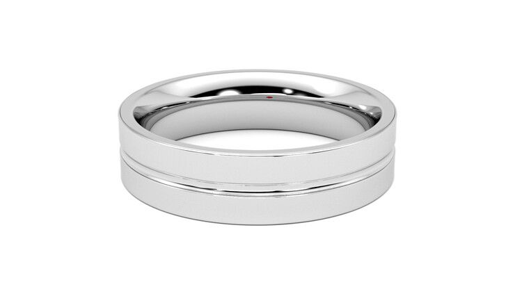 Taylor & Hart Ridge Wedding Ring 360 degree image 14