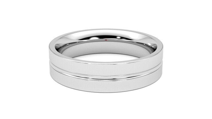 Taylor & Hart Ridge Wedding Ring 360 degree image 15