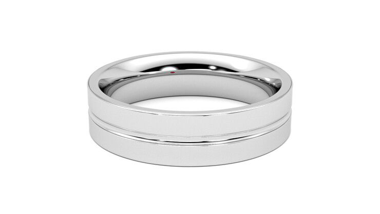 Taylor & Hart Ridge Wedding Ring 360 degree image 17