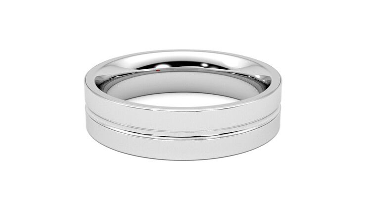 Taylor & Hart Ridge Wedding Ring 360 degree image 18