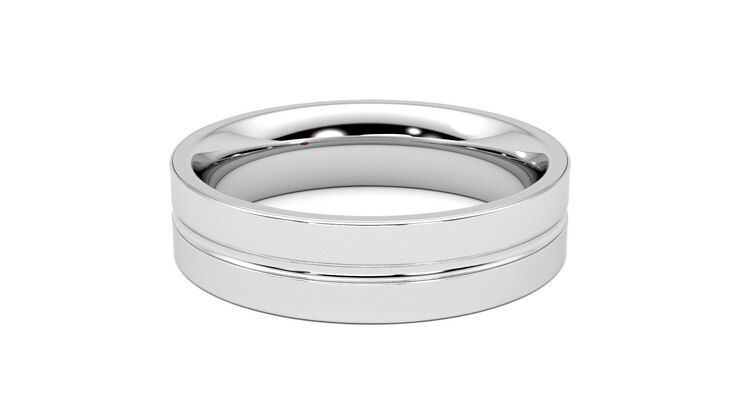 Taylor & Hart Ridge Wedding Ring 360 degree image 19
