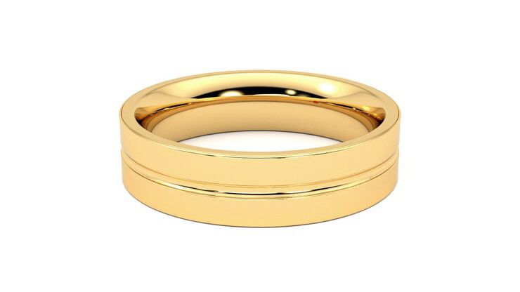 Taylor & Hart Ridge Wedding Ring 360 degree image 10