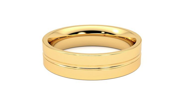 Taylor & Hart Ridge Wedding Ring 360 degree image 12