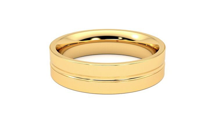 Taylor & Hart Ridge Wedding Ring 360 degree image 13