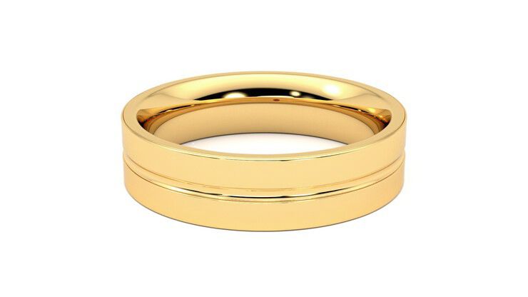 Taylor & Hart Ridge Wedding Ring 360 degree image 14