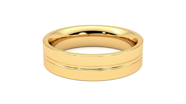 Taylor & Hart Ridge Wedding Ring 360 degree image 16