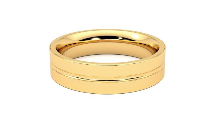 Taylor & Hart Ridge Wedding Ring 360 degree image 17