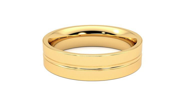 Taylor & Hart Ridge Wedding Ring 360 degree image 18
