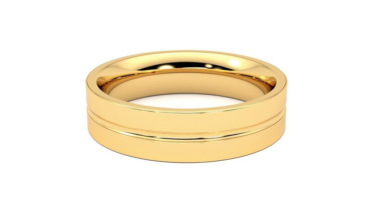 Taylor & Hart Ridge Wedding Ring 360 degree image 19