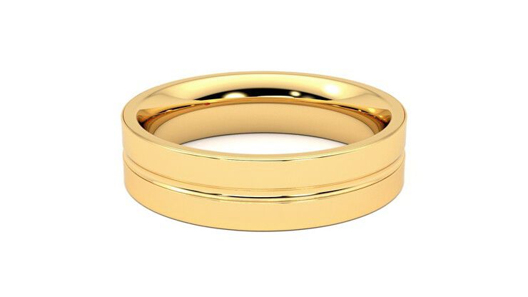 Taylor & Hart Ridge Wedding Ring 360 degree image 20