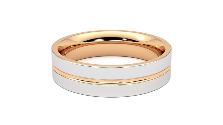 Taylor & Hart Ridge Wedding Ring 360 degree image 9