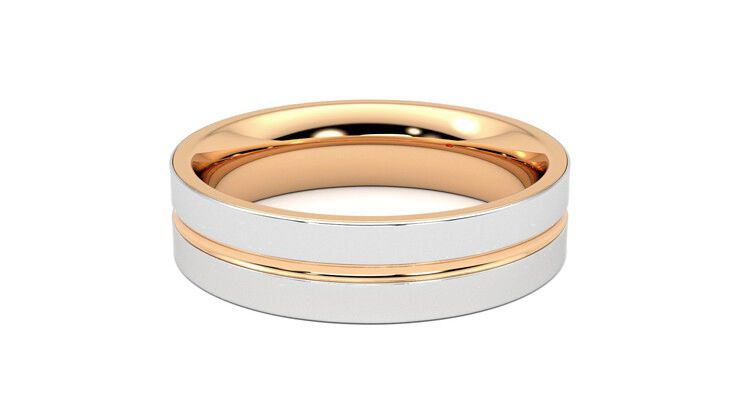 Taylor & Hart Ridge Wedding Ring 360 degree image 10