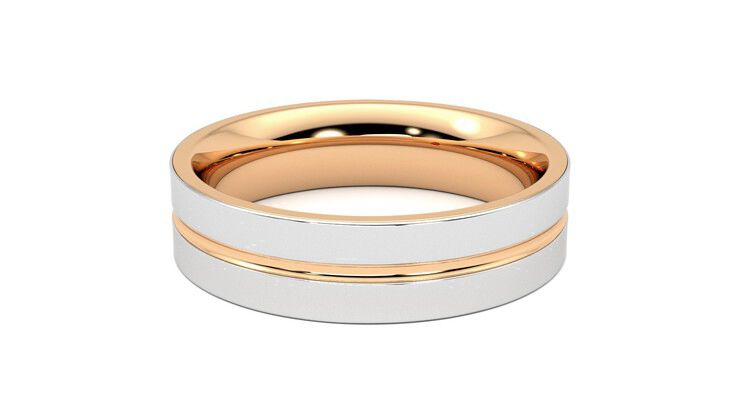 Taylor & Hart Ridge Wedding Ring 360 degree image 11