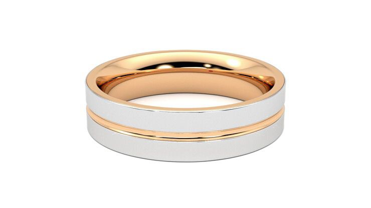 Taylor & Hart Ridge Wedding Ring 360 degree image 12