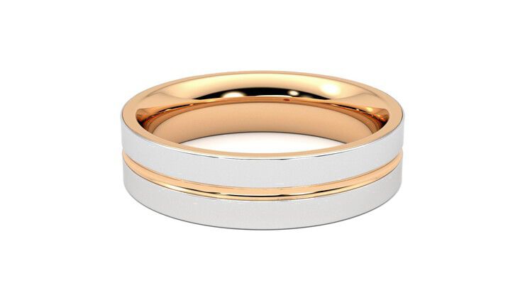 Taylor & Hart Ridge Wedding Ring 360 degree image 13